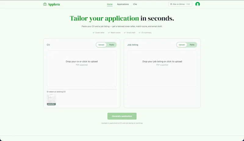 Applera screenshot 2