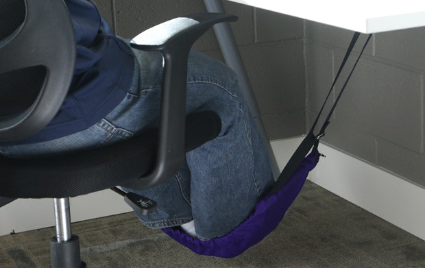 The Foot Hammock The Most Comfortable Way To Sit At Your Desk