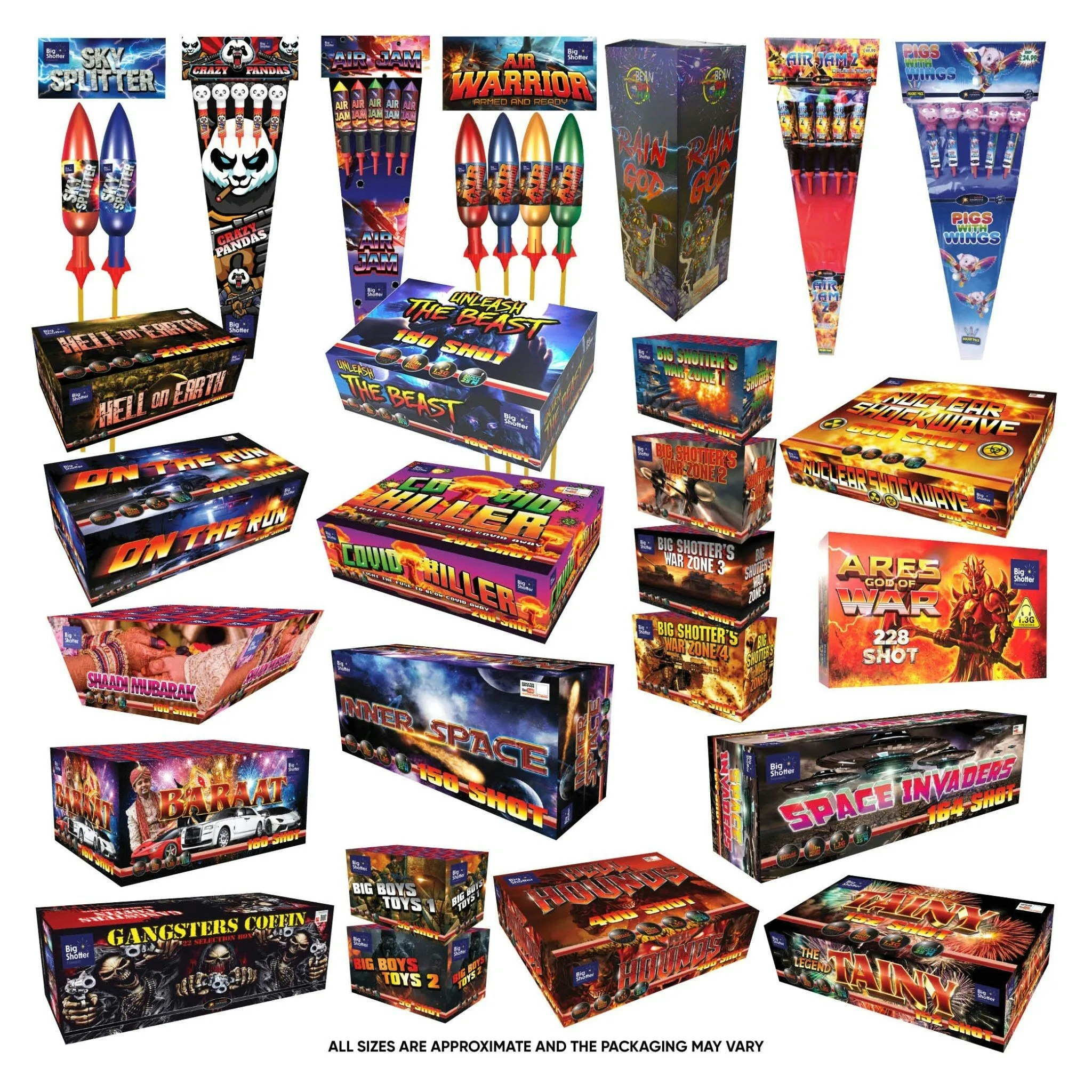 Mega Fireworks Display Pack 2,200+ Shots gallery image