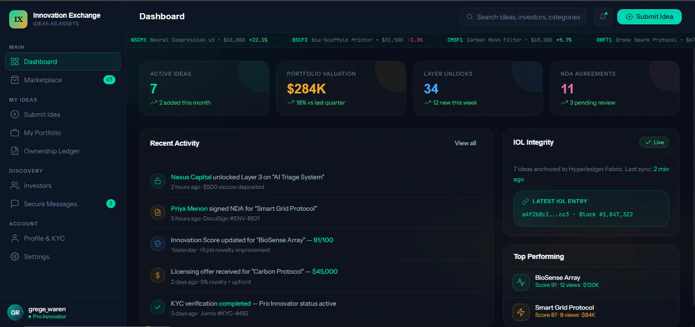 Innovation Exchange 專案橫幅