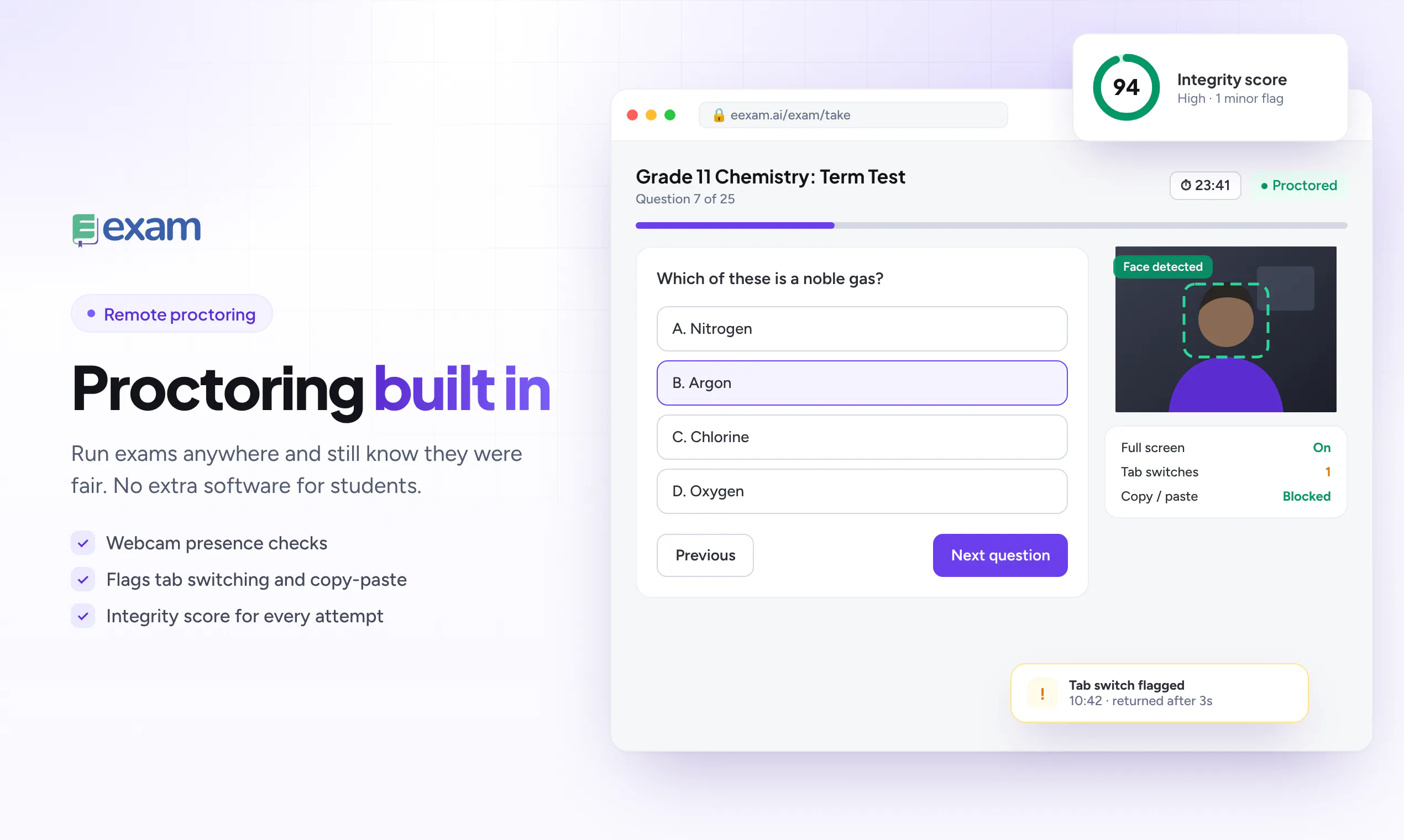 EExam: AI Quiz Generator gallery image