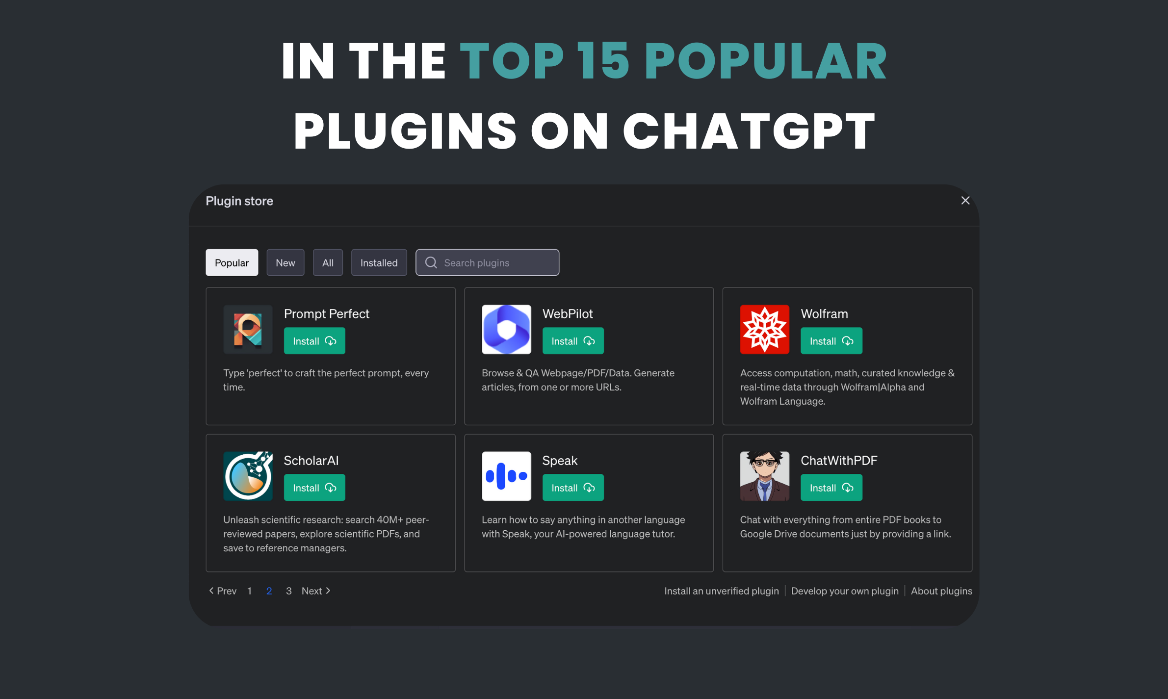 Mídia 3 de Plugin de chatgpt perfeito perfeito - Digite uma palavra para aperfeiçoar seu prompt diretamente no chatgpt