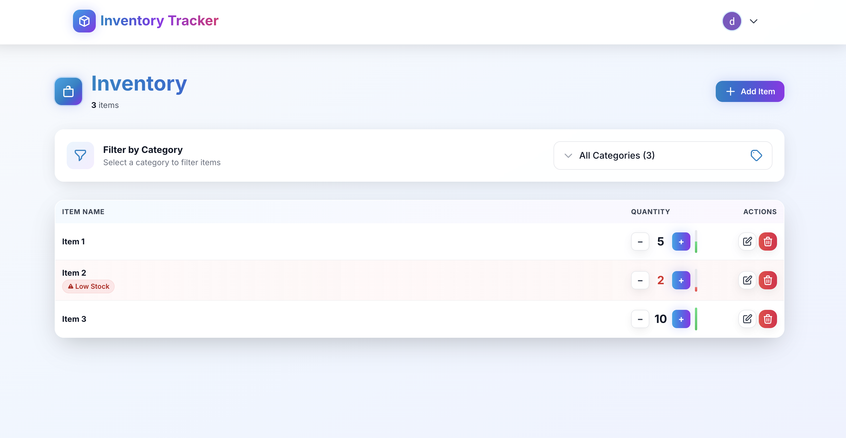 Inventory Tracker gallery image
