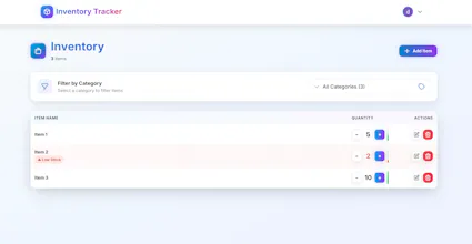 Inventory Tracker gallery image