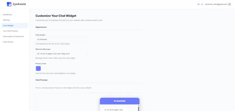 ZynAssist: AI Assistant for Your Website screenshot 3