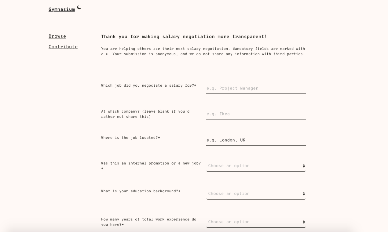 Gymnasium gallery image