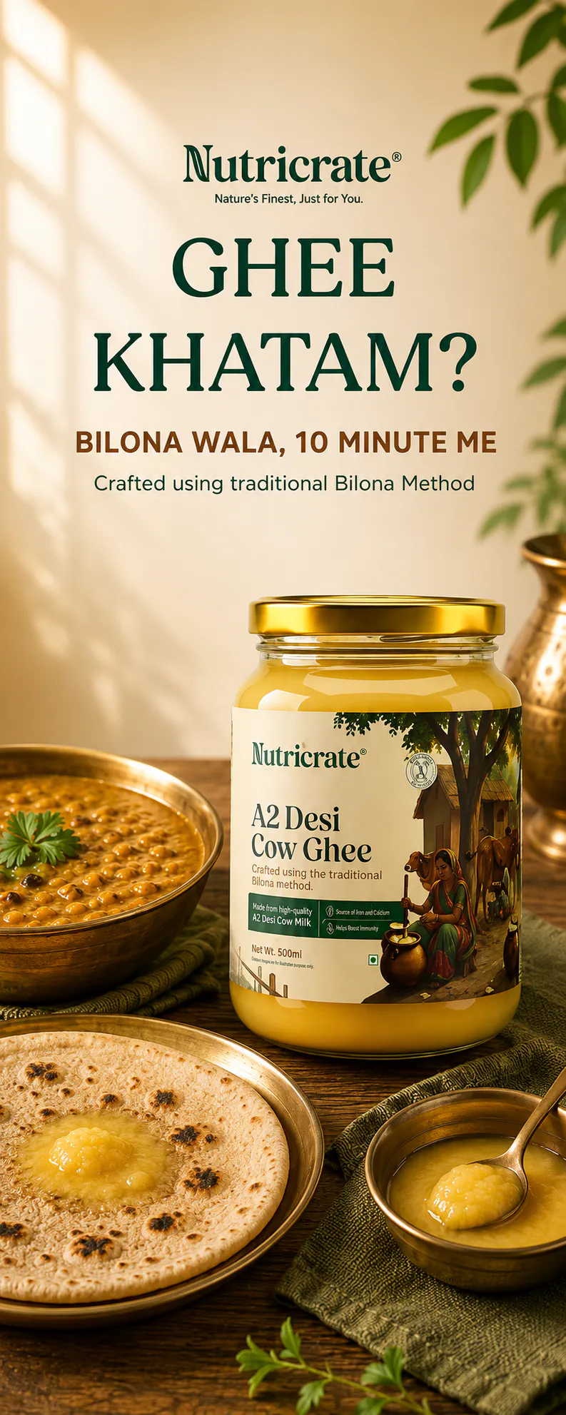 A2 Desi Cow Ghee - Bilona Method gallery image