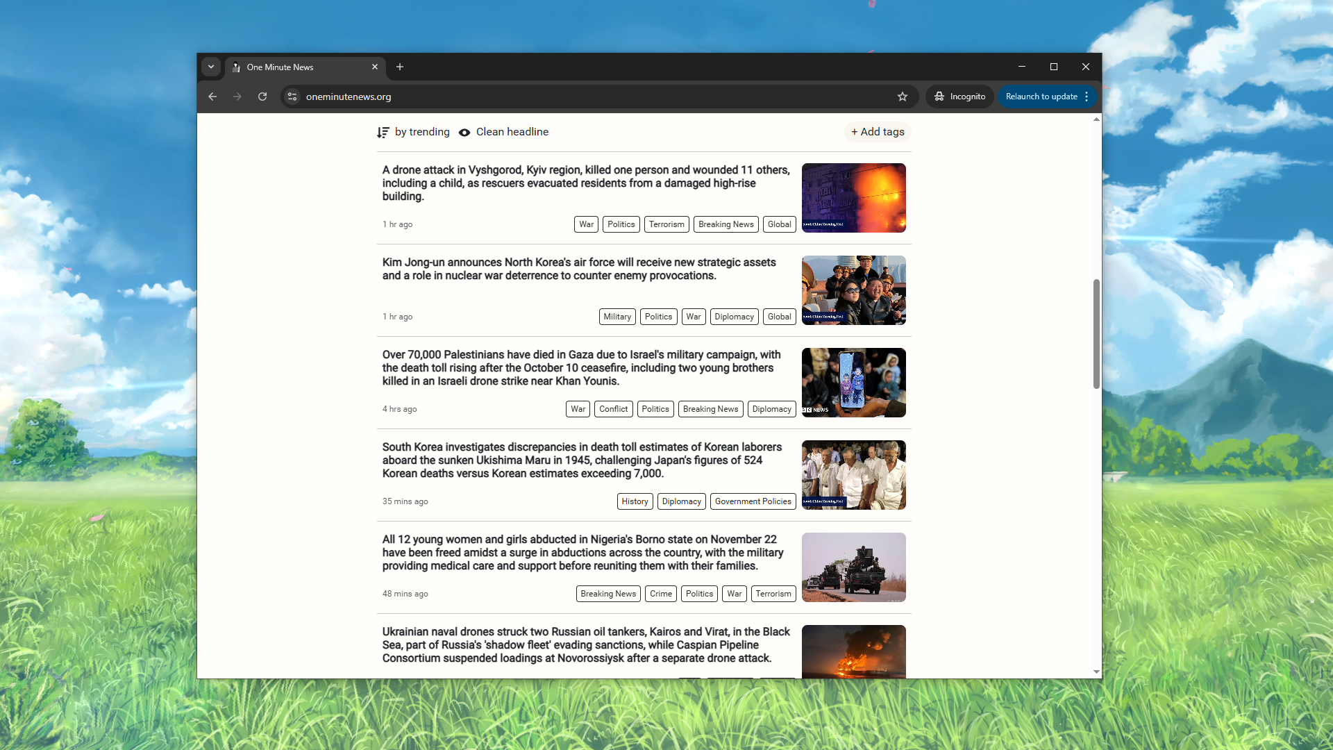 One Minute News gallery image