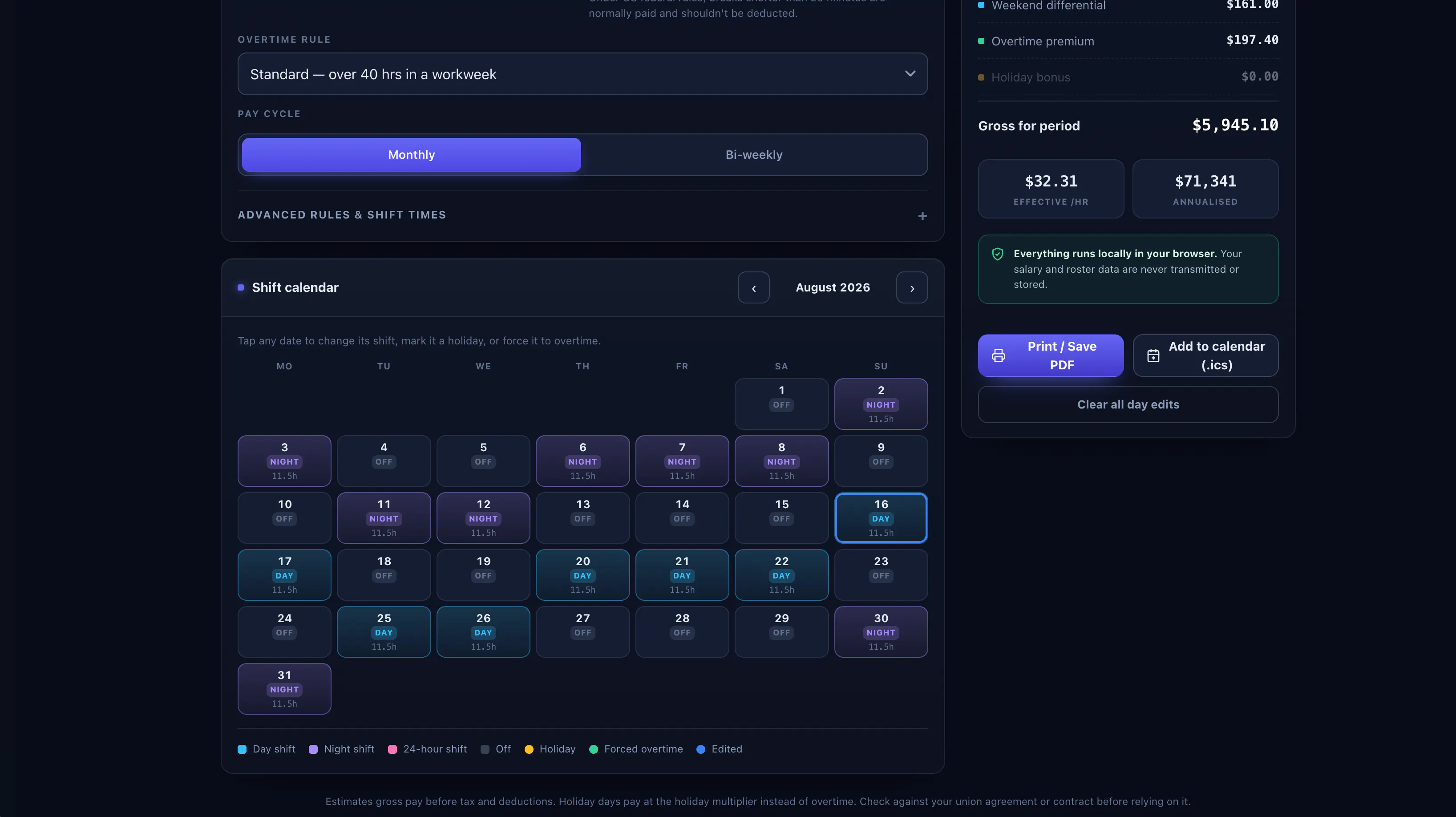 ShiftRosterPay gallery image