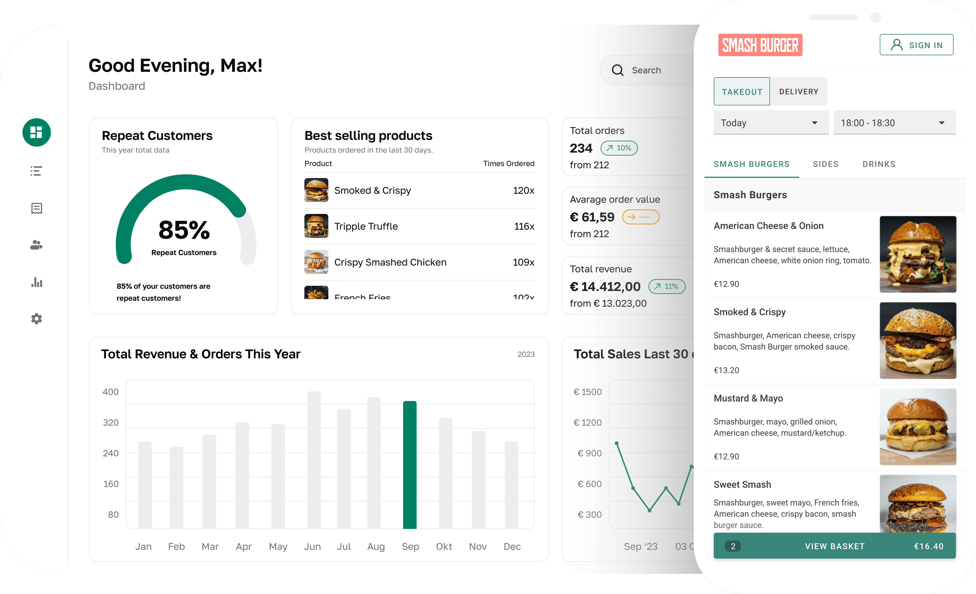 Commission-free online orderin