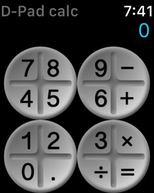 D-Pad calc - The best watch calculator gallery image
