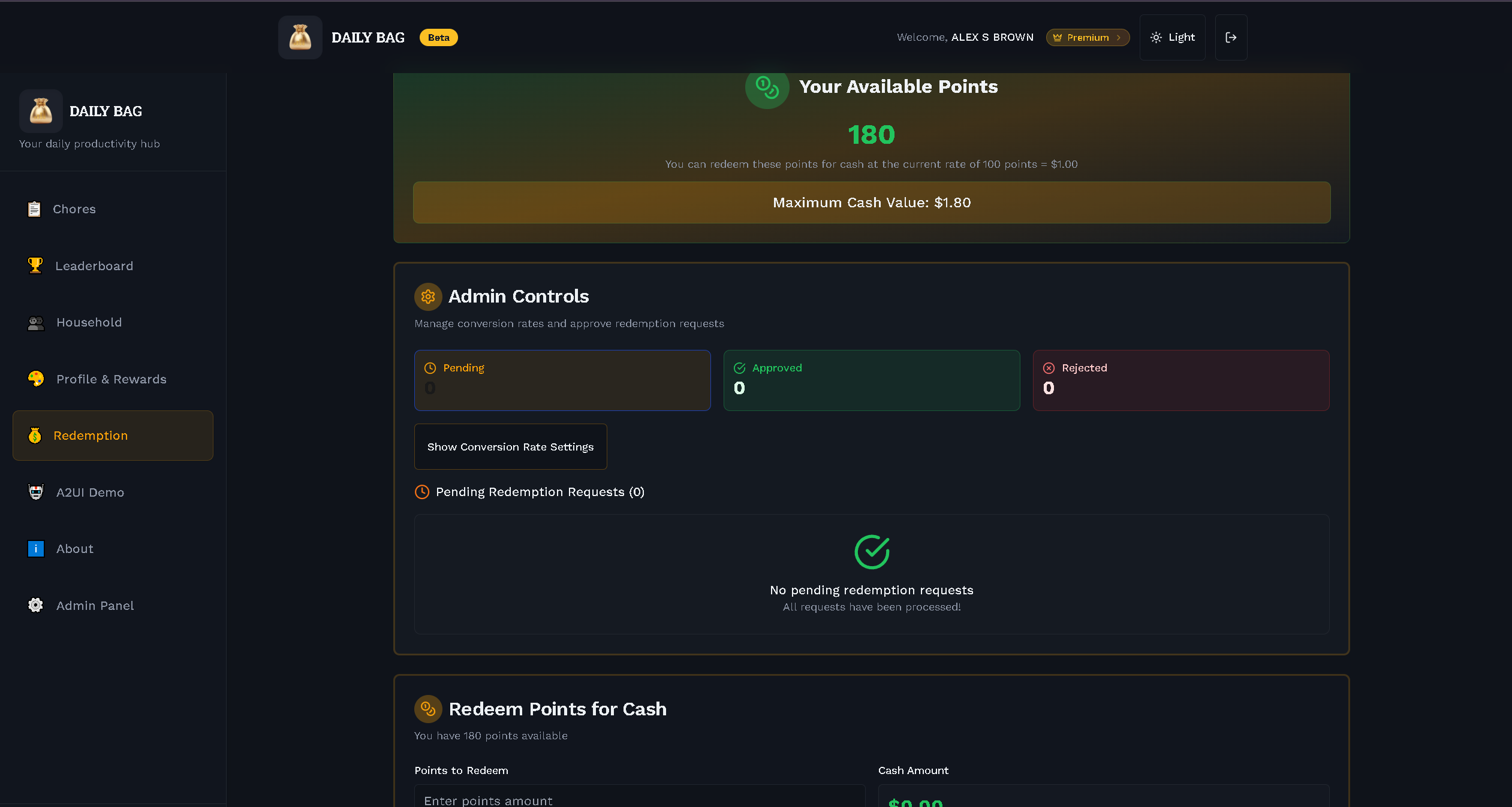 Daily Bag - Screenshot 4 showing product features and functionality