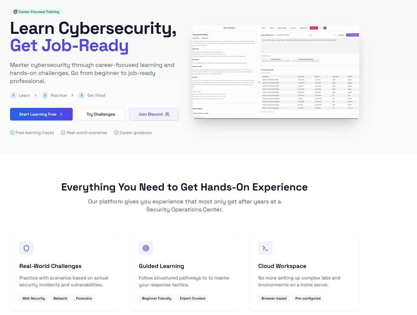 EpicDetect - Academia Cibernética Defensiva - Convierta la teoría cibernética en experiencia defensiva práctica media 2