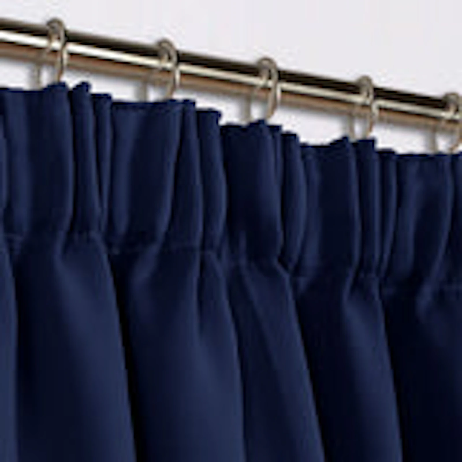 Navy Blackout Curtains Pencil Pleat screenshot 3