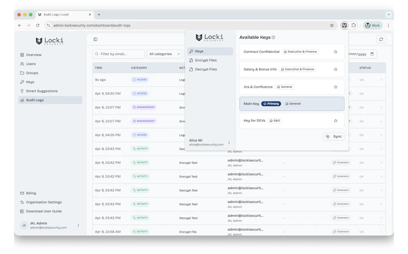 Locki Security screenshot 2