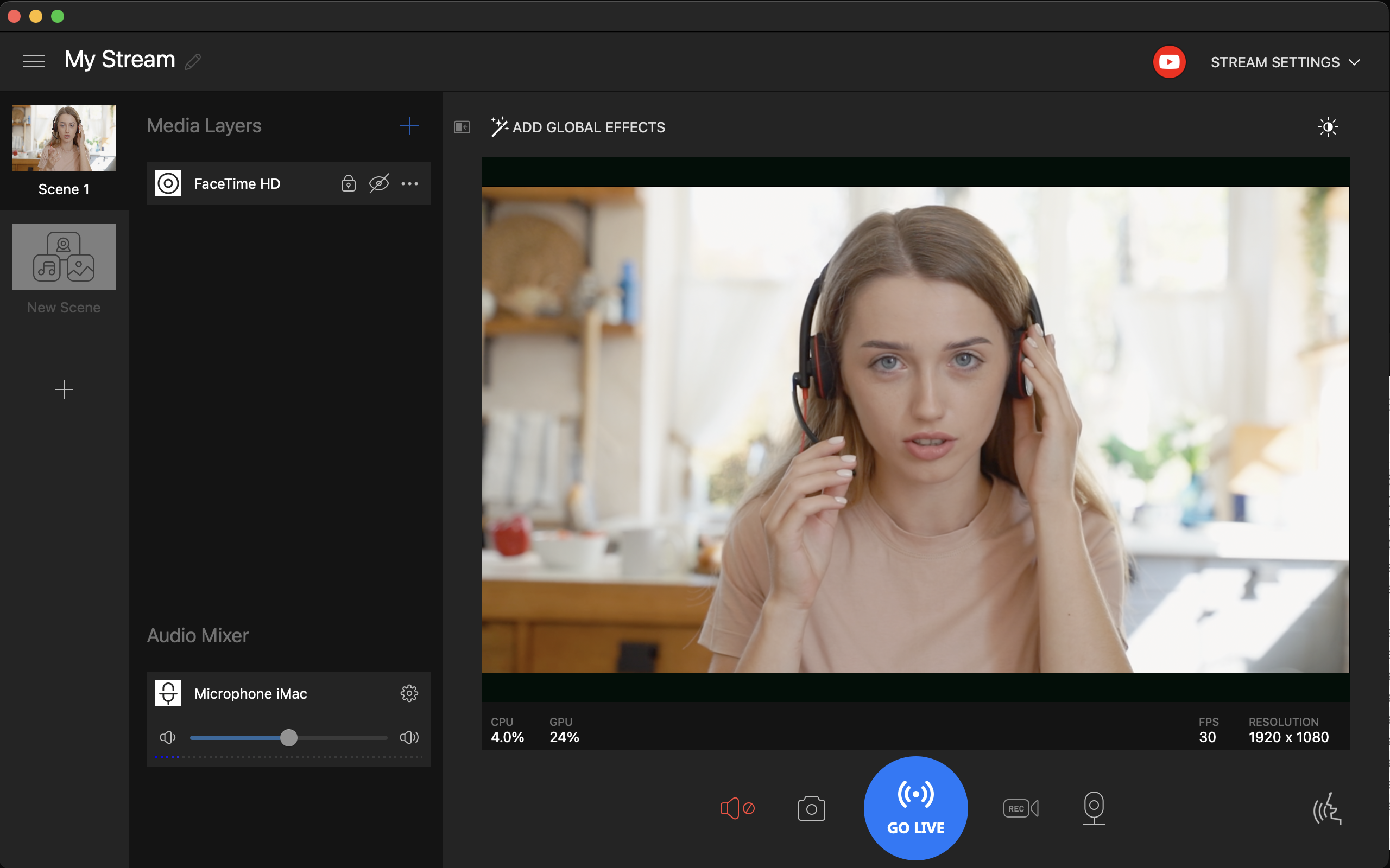 Splitcam - Software in studio multi-streaming live gratuito e potente media 7
