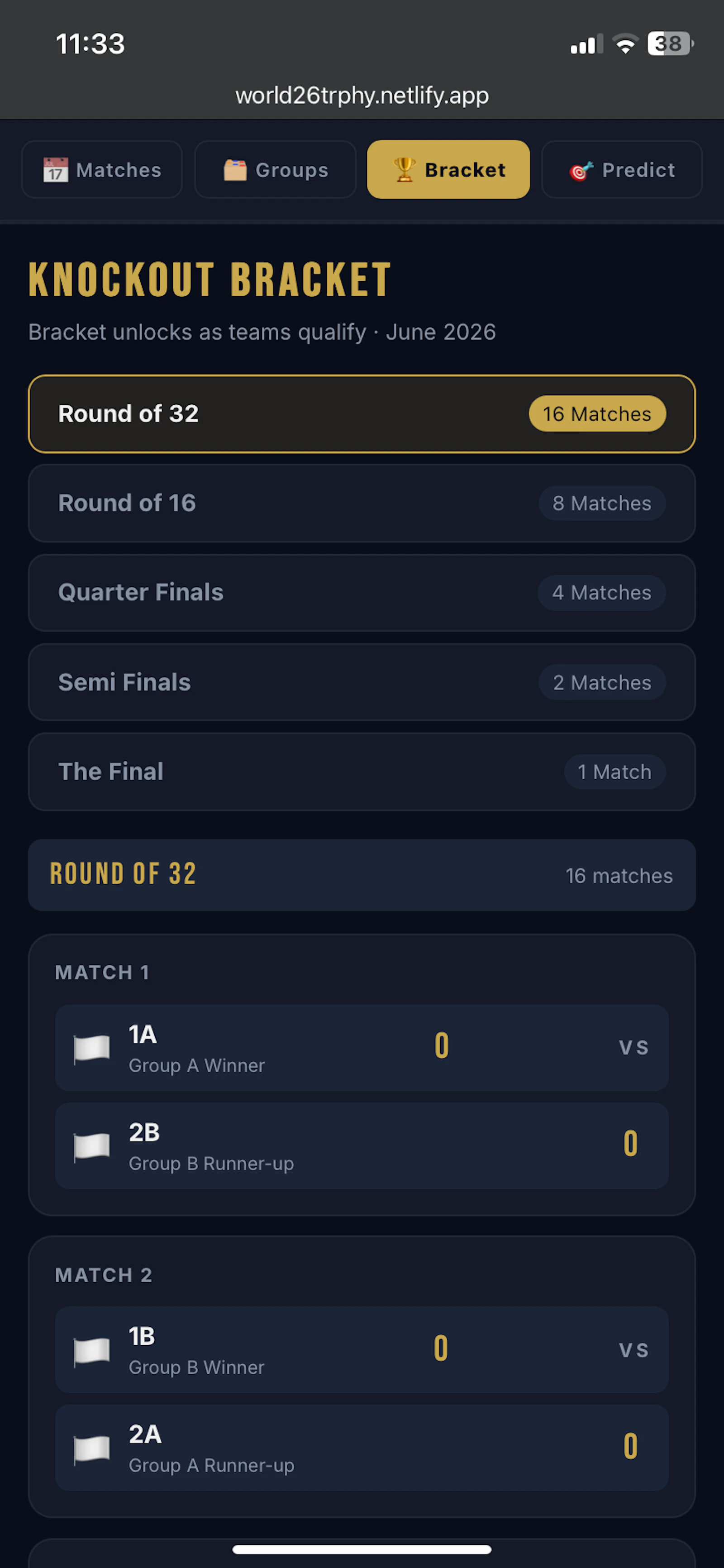 World Cup 2026 Tracker screenshot 1