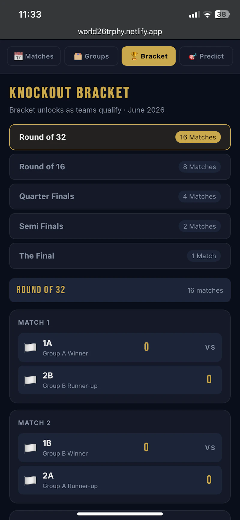 World Cup 2026 Tracker screenshot 1