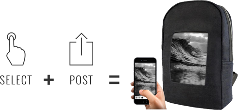 POP-I e-Paper Backpack gallery image