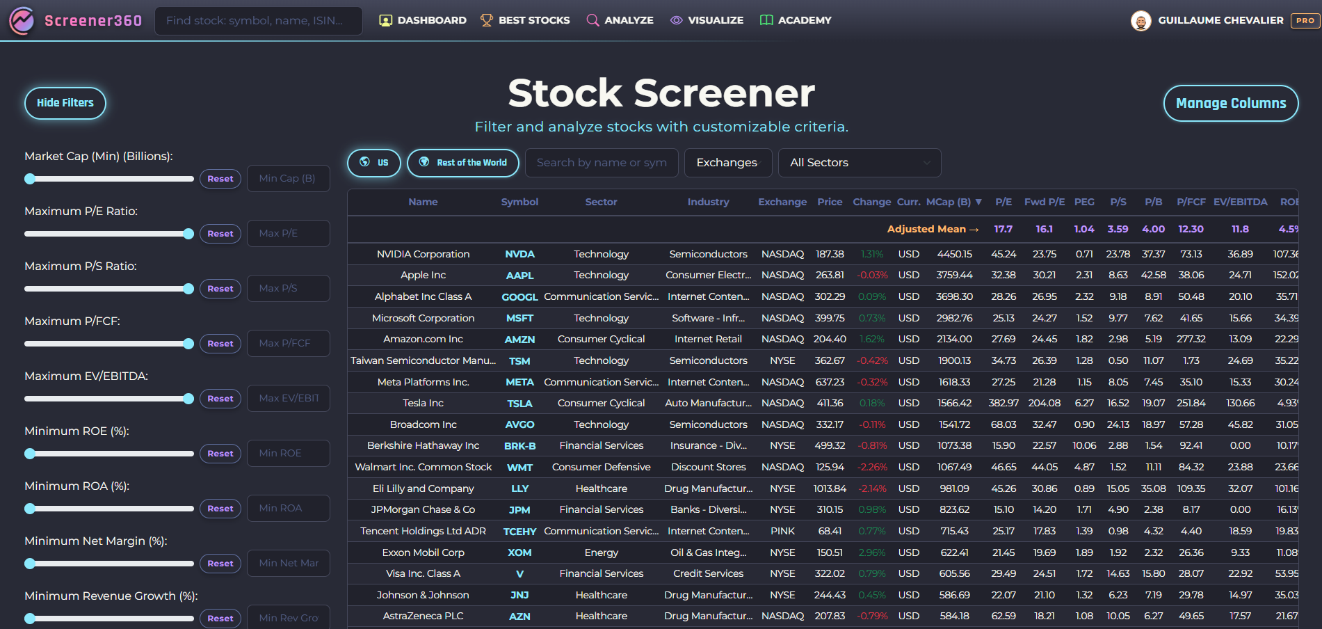 Screener360 - Screenshot 5 showing product features and functionality