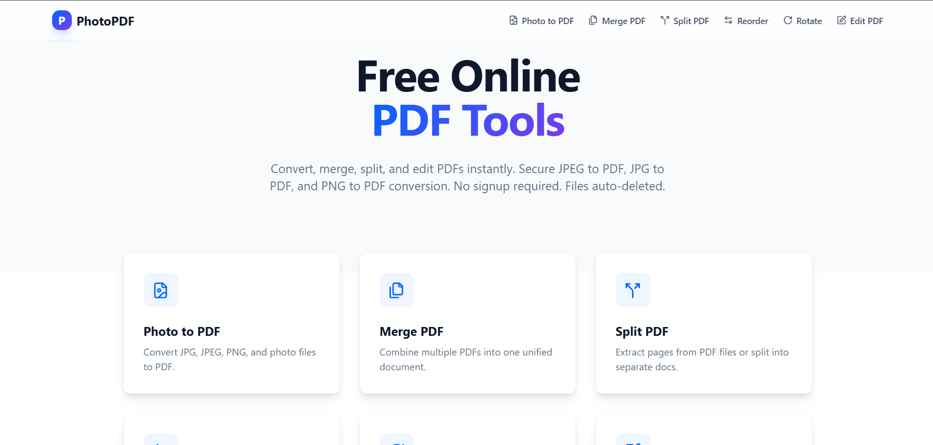 Photo to PDF gallery image