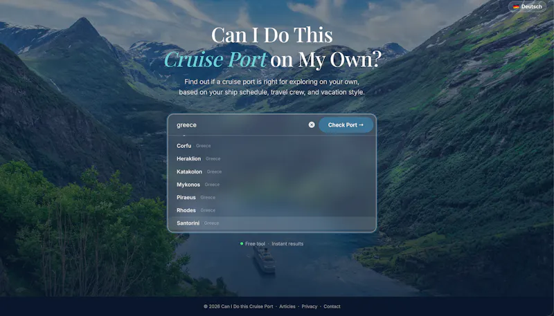 Can I Do This Port screenshot 1