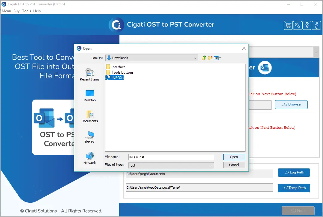 OST to PST Converter - Comprehensive utility to convert and migrate the OST files.  media 2