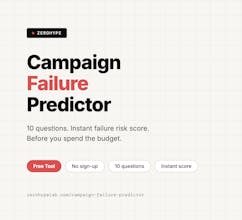 Campaign Failure Predictor gallery image