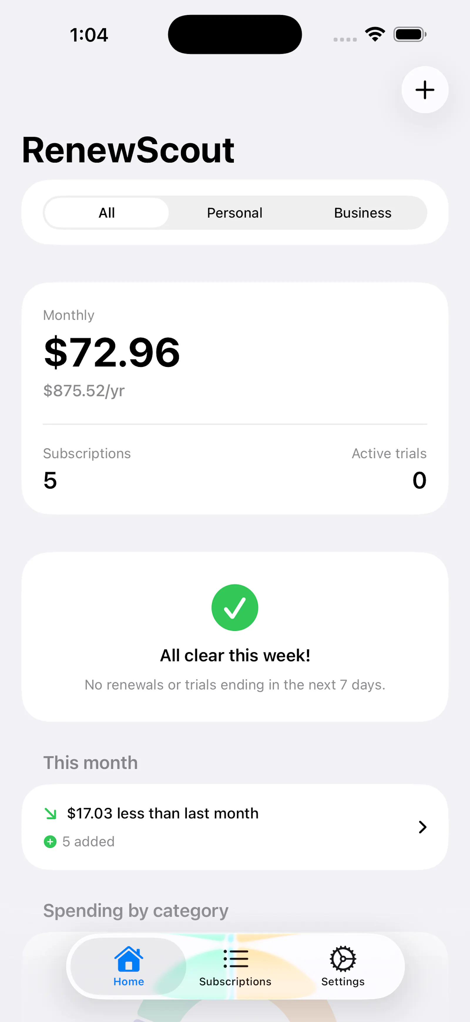 RenewScout screenshot 1