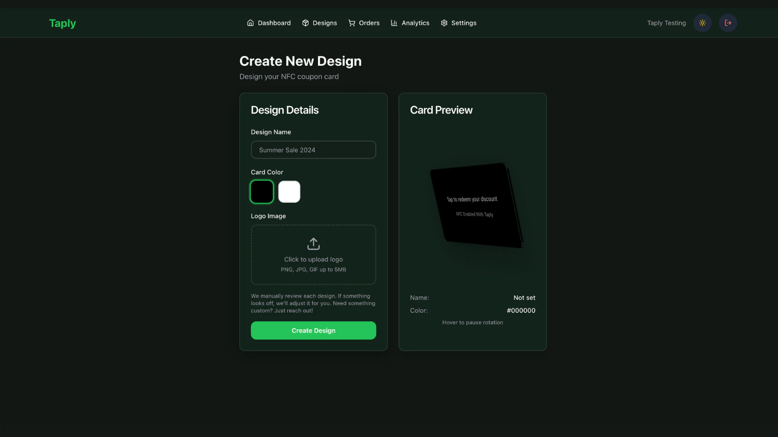 Taply screenshot 1