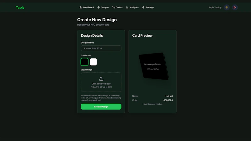 Taply screenshot 1