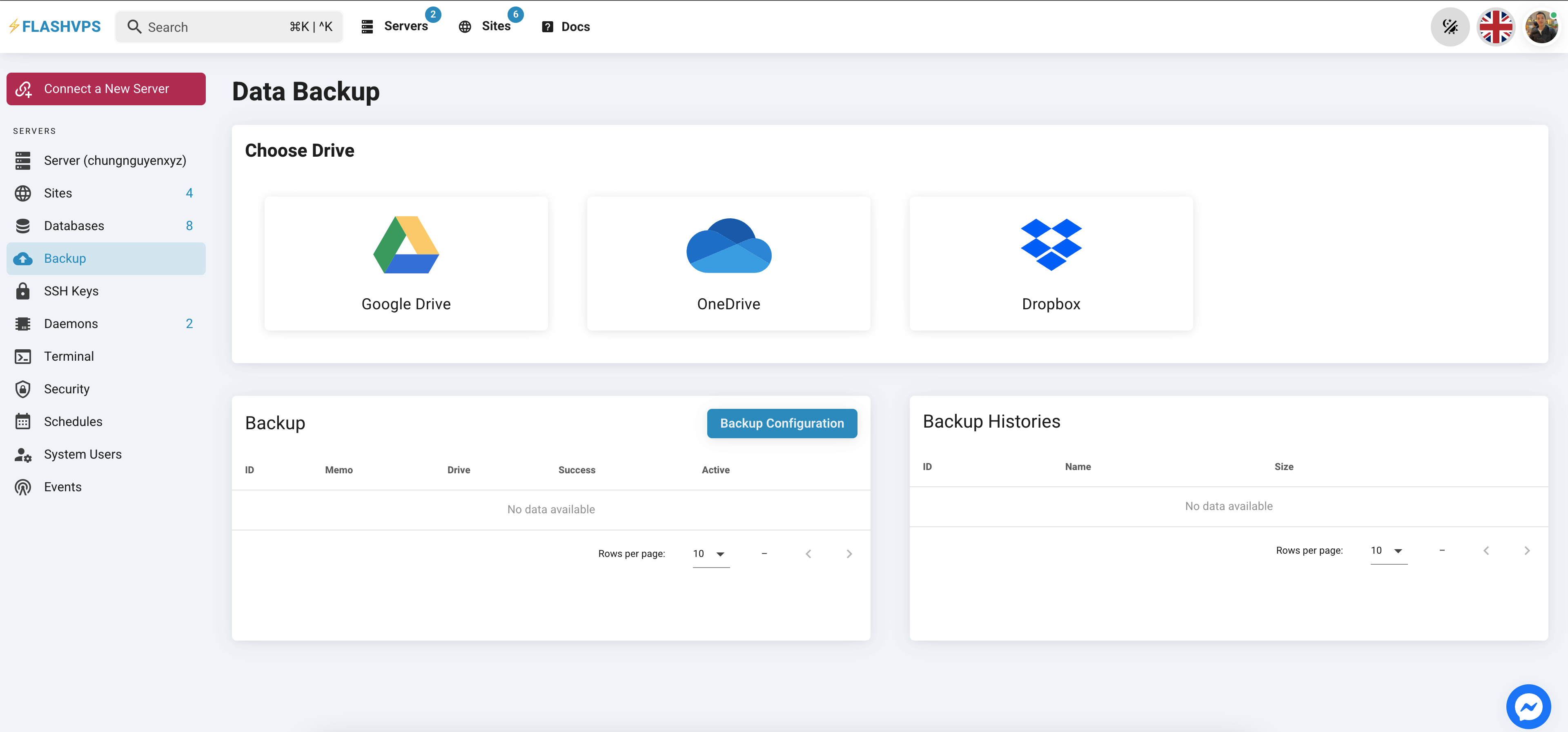 FlashVPS gallery image