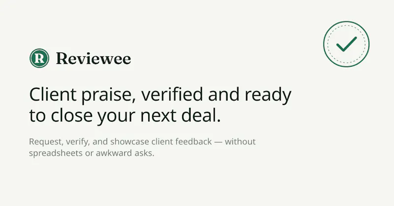 Reviewee screenshot 1