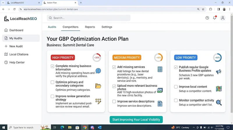 LocalReach SEO screenshot 3