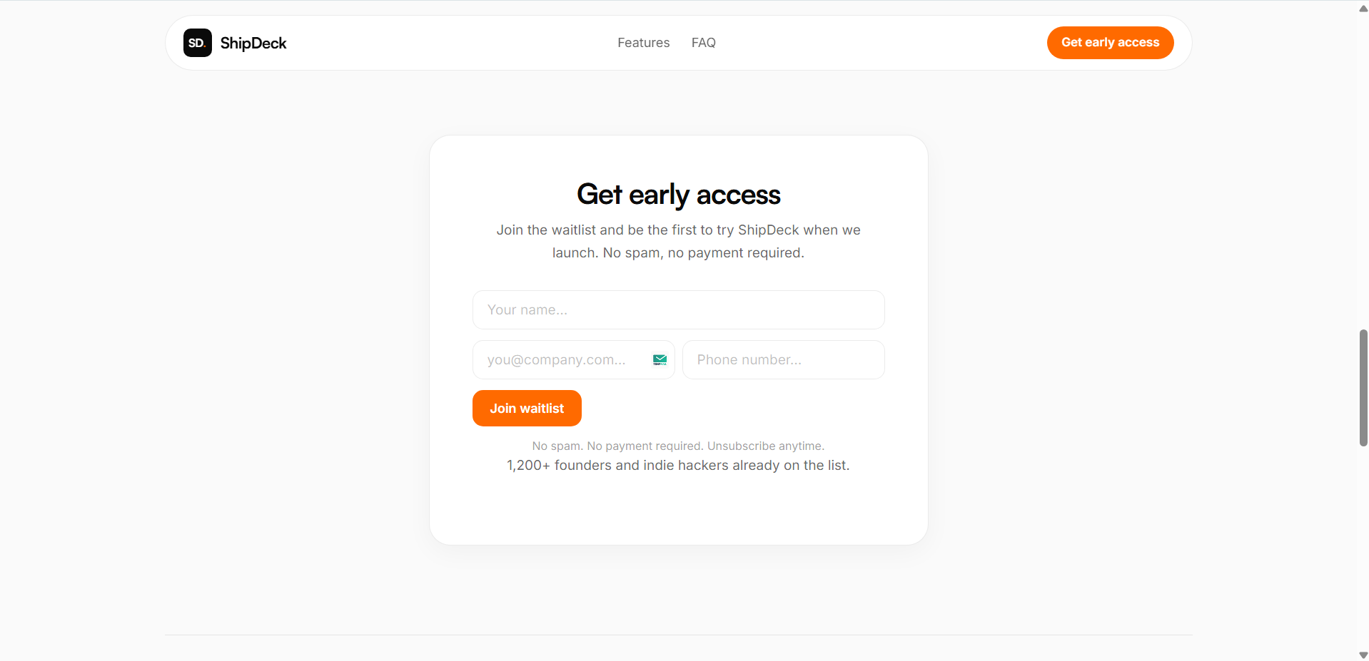 ShipDeck — Early Access Waitlist gallery image