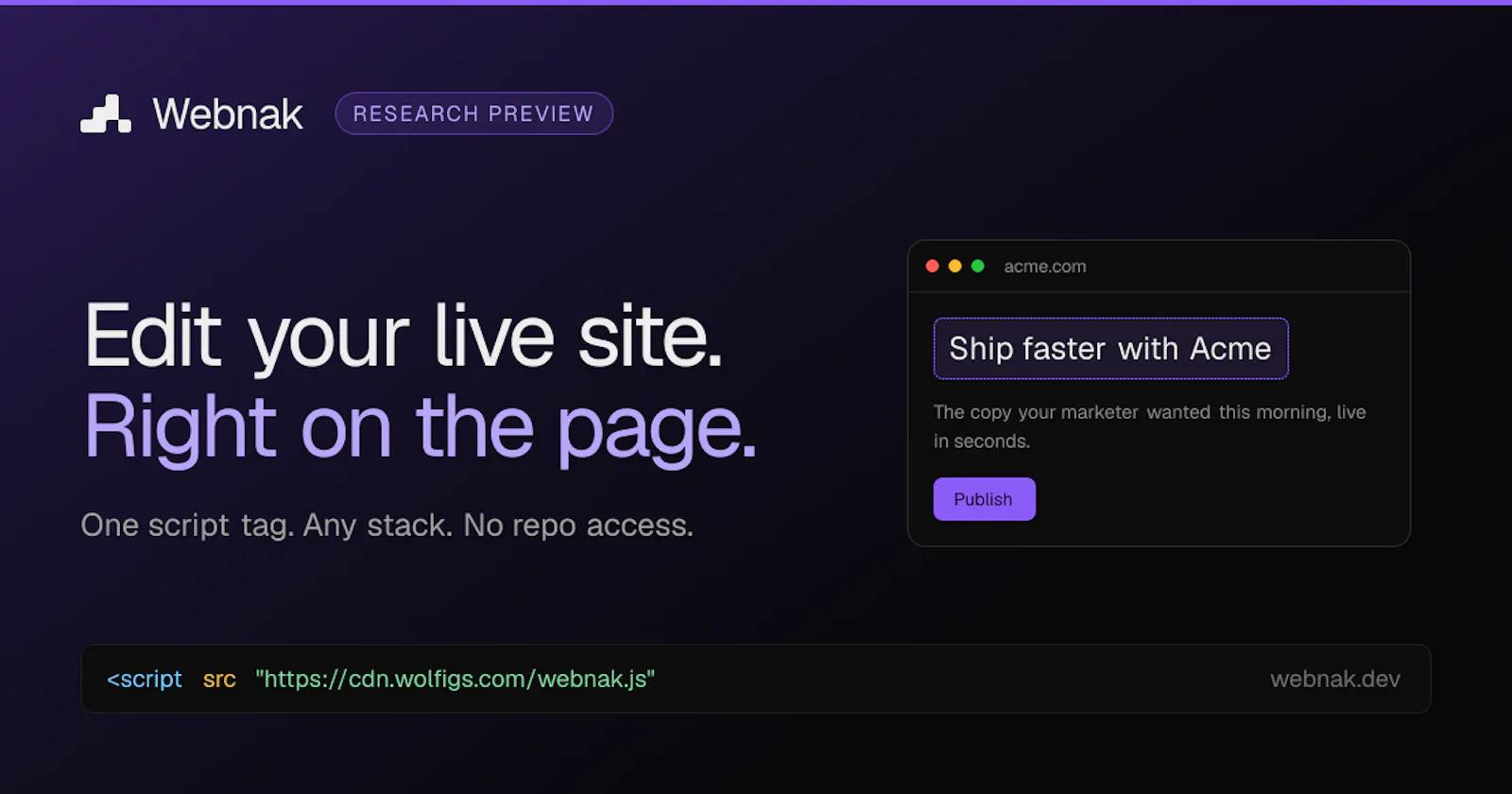 Webnak screenshot 1