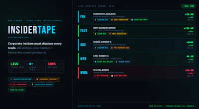 InsiderTape: Follow the Smart Money gallery image