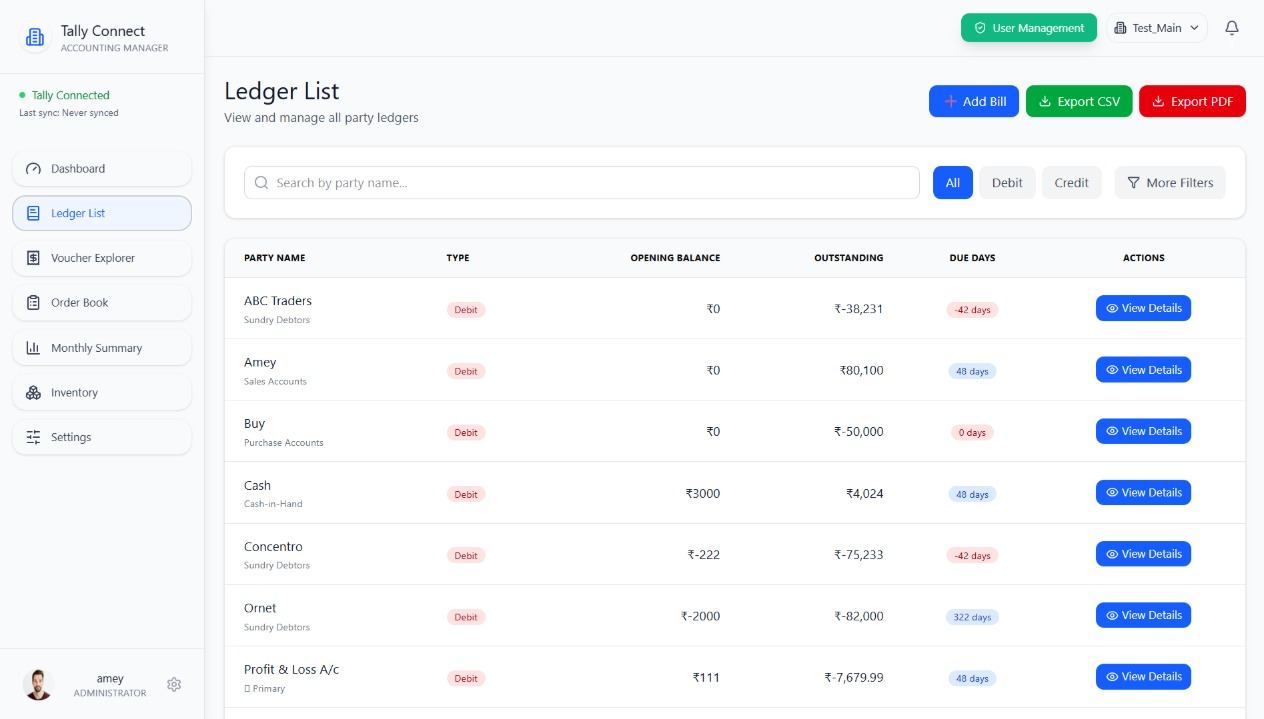 Tally Connect media 30