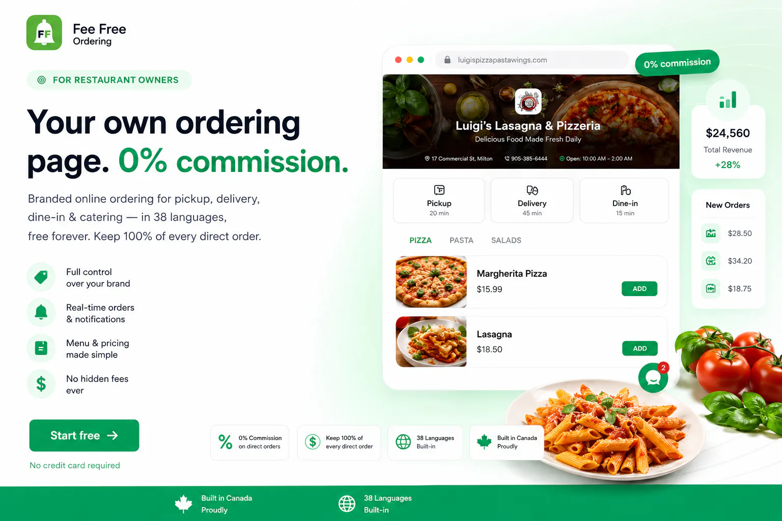 Fee Free Ordering gallery image
