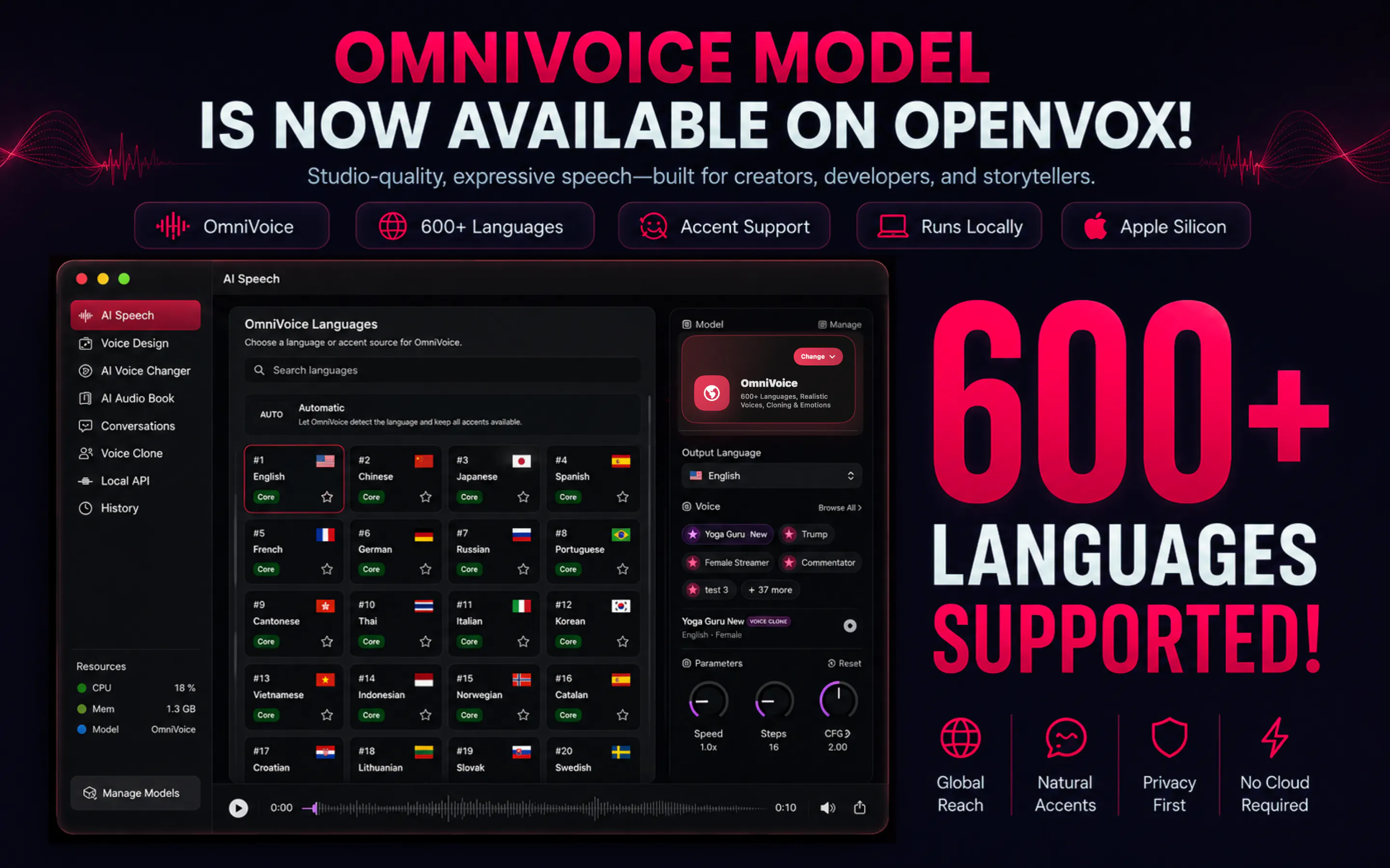 Openvox - Local Voice AI gallery image