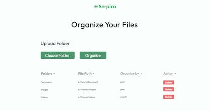 Serpico: File Organizing App gallery image
