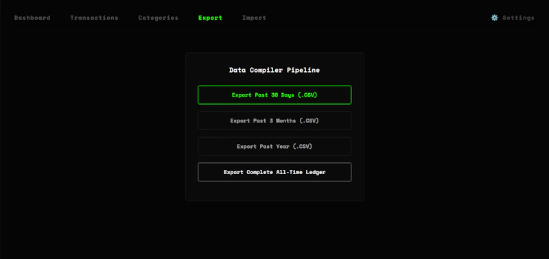 XYZ Ledger screenshot 3