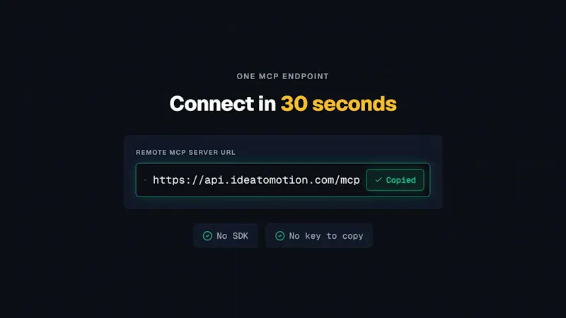 Idea to Motion screenshot 1 (video preview)