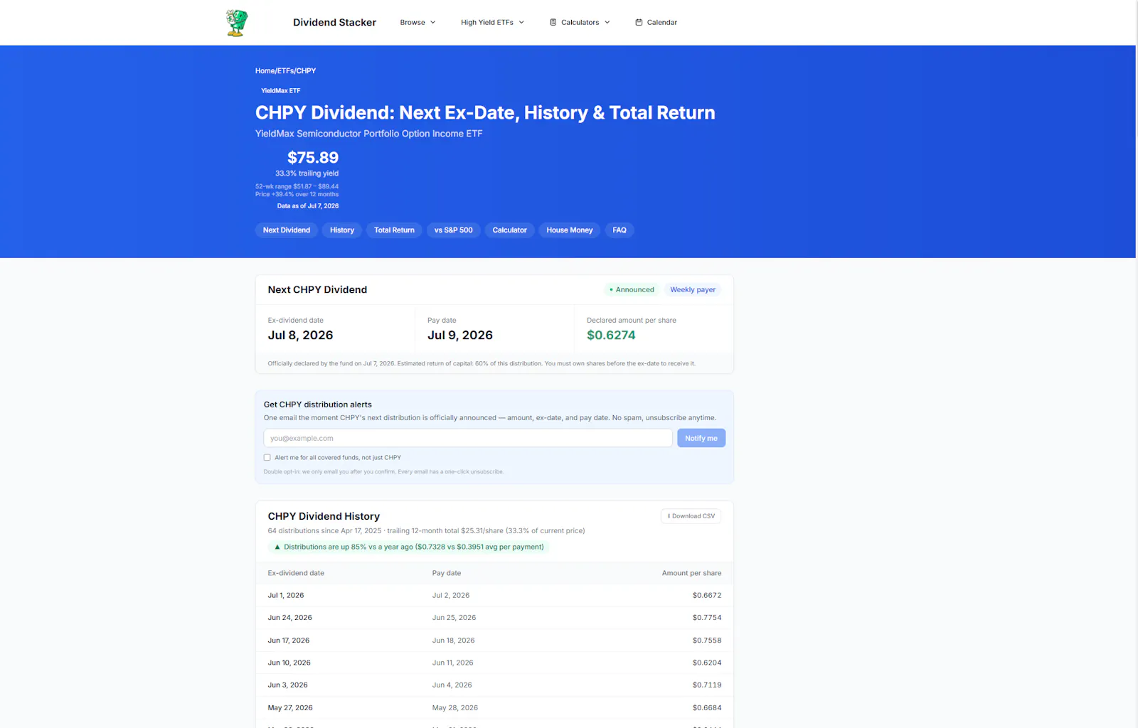 Dividend Stacker screenshot 2