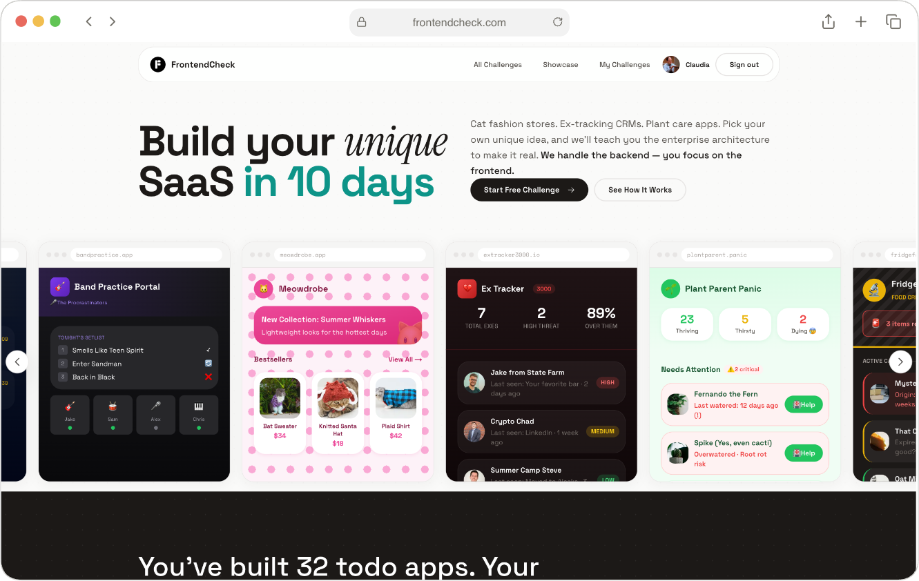FrontendCheck gallery image