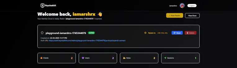 KeycloakKit ā Auth flows, zero setup gallery image
