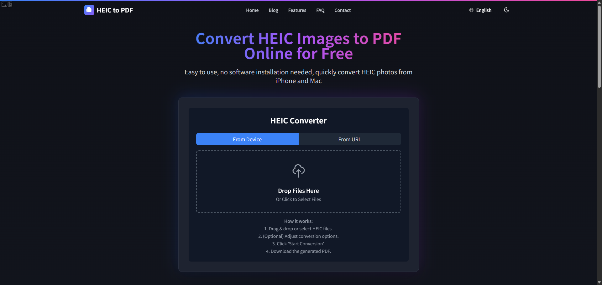 HEIC to PDF gallery image