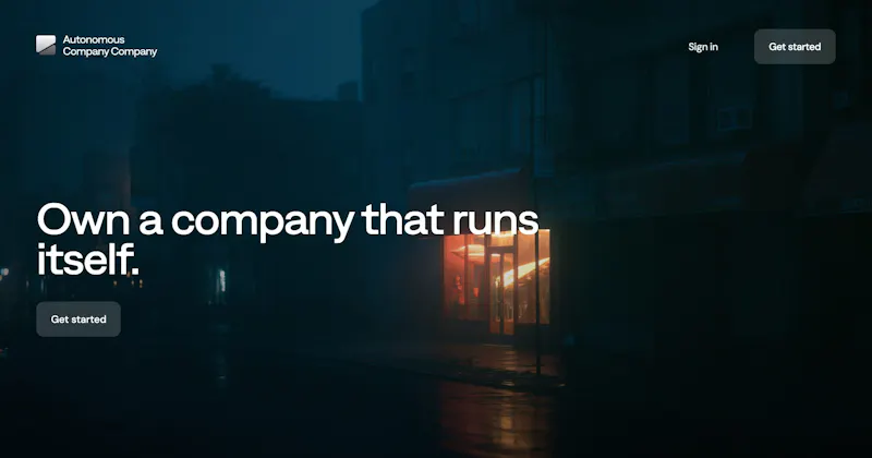acoco · Autonomous Company Company screenshot 1