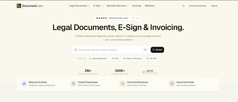 Document.com screenshot 1