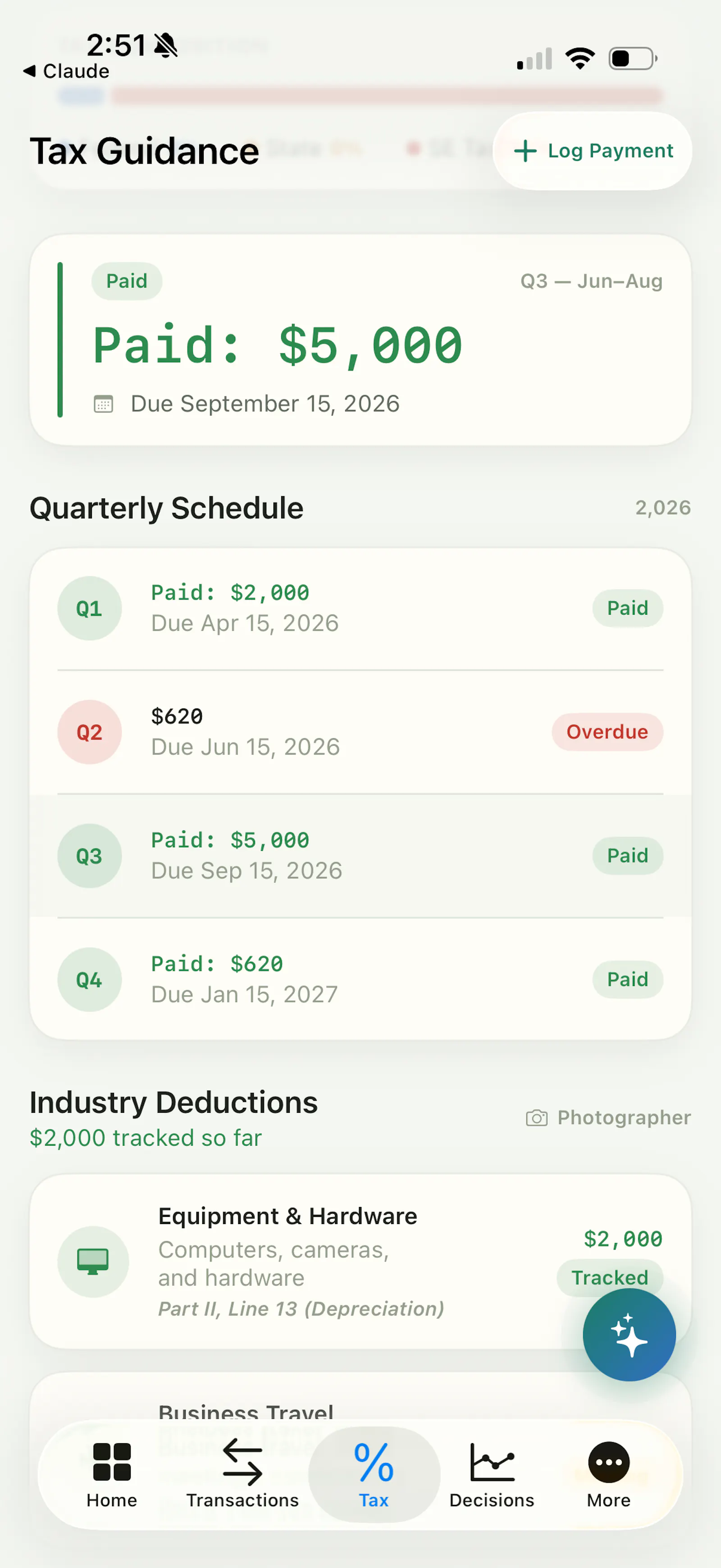 Meridian — Tax & Financial Intelligence screenshot 3
